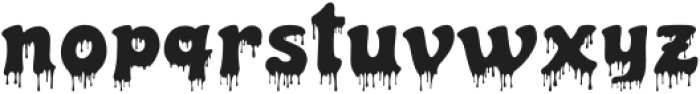 Blood Drip Regular otf (400) Font LOWERCASE