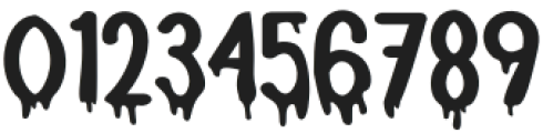 Blood Dripping Regular otf (400) Font OTHER CHARS