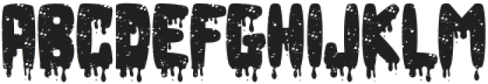 Blood Grunge Regular otf (400) Font LOWERCASE