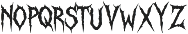 Blood Heaven Regular otf (400) Font UPPERCASE