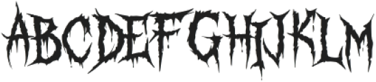 Blood Heaven Regular otf (400) FONT