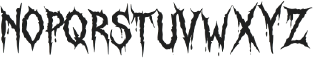 Blood Heaven Regular otf (400) Font LOWERCASE