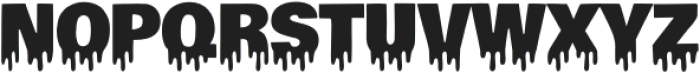 Blood Monsta Regular otf (400) Font UPPERCASE