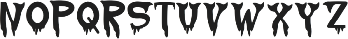 Blood On Cauldron otf (400) Font LOWERCASE