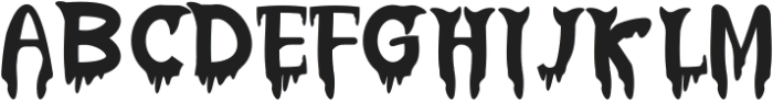 Blood On Cauldron ttf (400) Font UPPERCASE