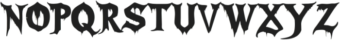 Blood Ritual otf (400) Font UPPERCASE