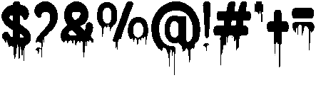 Bloodlust Regular otf (400) Font OTHER CHARS