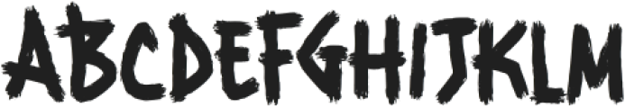 Bloodmare Regular otf (400) Font UPPERCASE