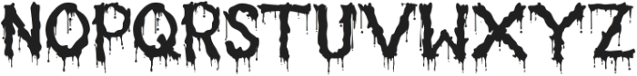 Bloodsoul otf (400) Font LOWERCASE