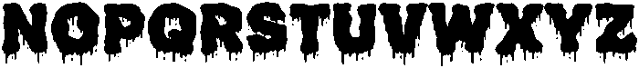 Bloodwell otf (400) Font UPPERCASE