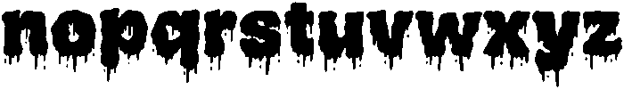 Bloodwell otf (400) Font LOWERCASE