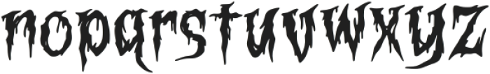 Bloody Corpse otf (400) Font LOWERCASE