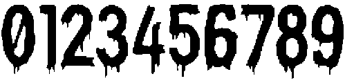 Bloody Marker Regular otf (400) Font OTHER CHARS