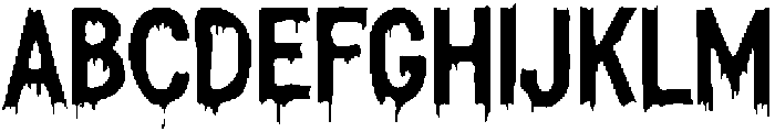 Bloody Marker Regular otf (400) Font UPPERCASE