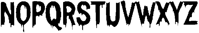 Bloody Marker Regular otf (400) Font UPPERCASE