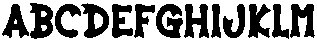 Bloody Night Regular otf (400) Font LOWERCASE
