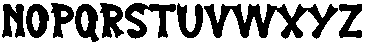 Bloody Night Regular otf (400) Font LOWERCASE