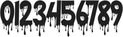 Bloody Terror otf (400) Font OTHER CHARS