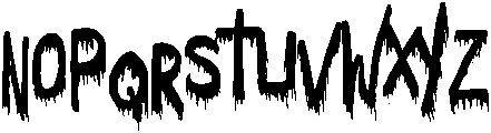 Bloody otf (400) Font LOWERCASE