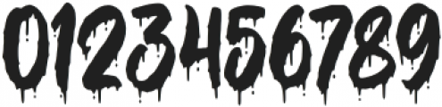 BloodyScary-Regular otf (400) Font OTHER CHARS