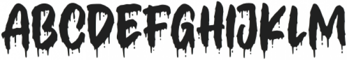 BloodyScary-Regular otf (400) Font LOWERCASE