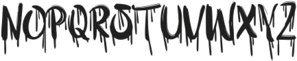 BloodyShout-Regular otf (400) Font LOWERCASE