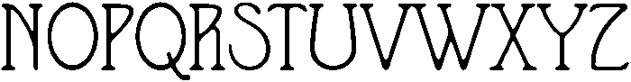 Bloom Regular otf (400) Font UPPERCASE