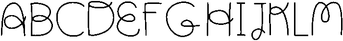 Bloom Regular otf (400) Font UPPERCASE