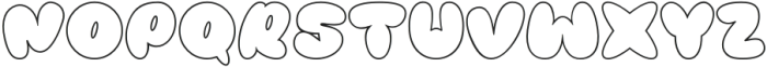 Bloombang Regular otf (400) Font LOWERCASE