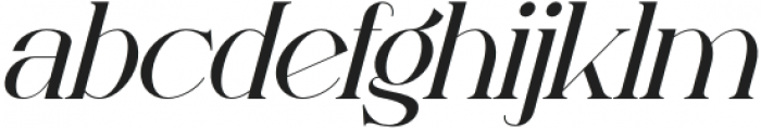 Bloomed Serif - Italic otf (400) Font LOWERCASE
