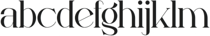 Bloomed Serif - Regular otf (400) Font LOWERCASE