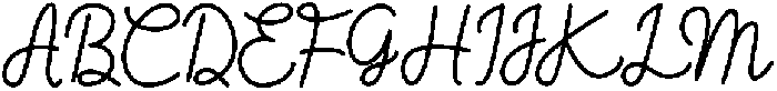 Bloomette Regular otf (400) Font UPPERCASE