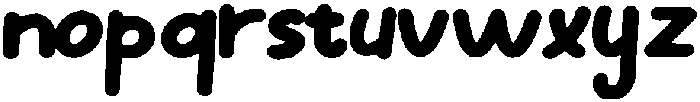 Bloomhot otf (400) Font LOWERCASE