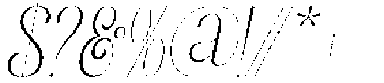 Bloomic Oblique otf (400) Font OTHER CHARS