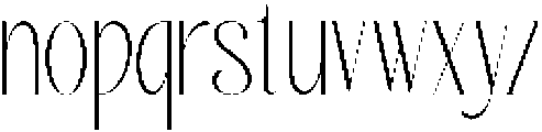 Bloomic otf (400) Font LOWERCASE