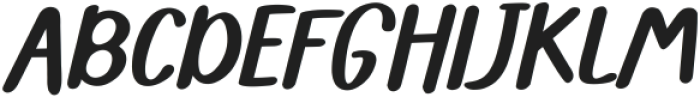 Blooming Growing Italic ttf (400) Font UPPERCASE