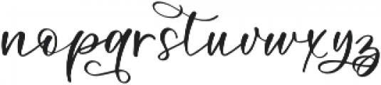 Blooming Heirloom otf (400) Font LOWERCASE