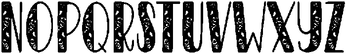 Blooming Regular otf (400) Font UPPERCASE