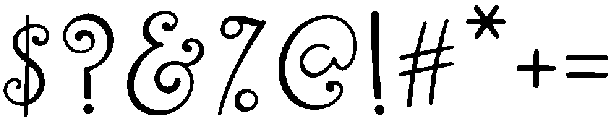 Blooming Regular otf (400) Font OTHER CHARS