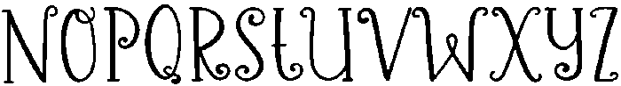 Blooming Regular otf (400) Font UPPERCASE
