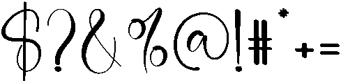 Blooming Regular otf (400) Font OTHER CHARS
