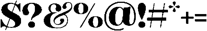 Blooming  Regular otf (400) Font OTHER CHARS