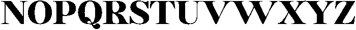 Blooming  Regular otf (400) Font UPPERCASE