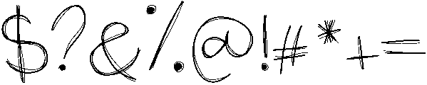 Blooming otf (400) Font OTHER CHARS