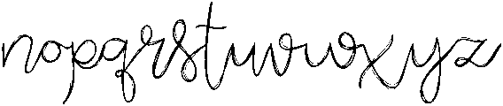 Blooming otf (400) Font LOWERCASE