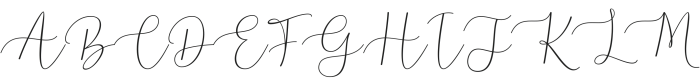 BloomingGarden-Regular otf (400) Font UPPERCASE