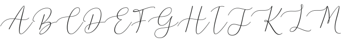BloomingGardenItalic-Regular otf (400) Font UPPERCASE