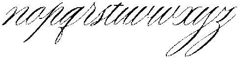 Bloomingdale Regular otf (400) Font LOWERCASE