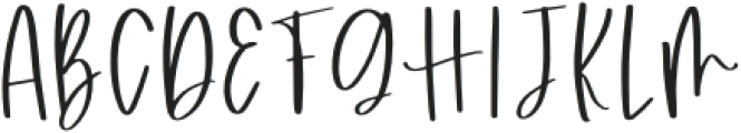 Bloomish Script Regular otf (400) Font UPPERCASE