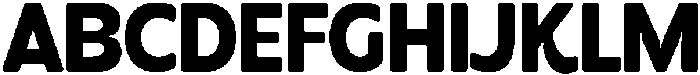 Bloopster Regular otf (400) Font UPPERCASE